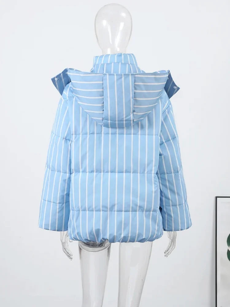Striped Loose Coat