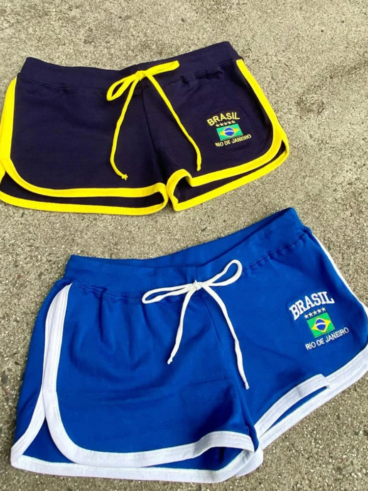 Conjunto bordado Letras brasileñas