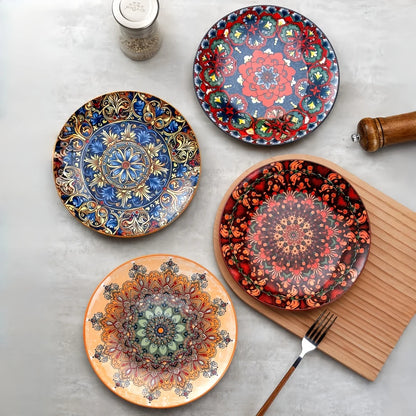 Bohemia ceramic large plate set