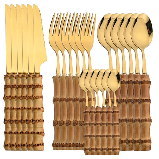 Gold Cutlery Set