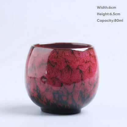 Kiln Change China Ceramic Tea Cup