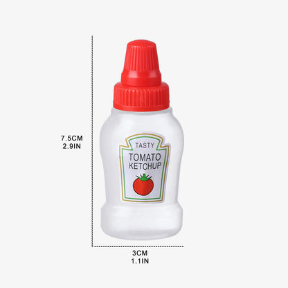 Mini Condiment Squeeze Bottles