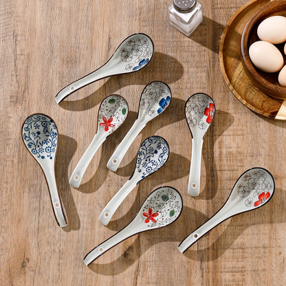 4Pcs Ceramic Spoon