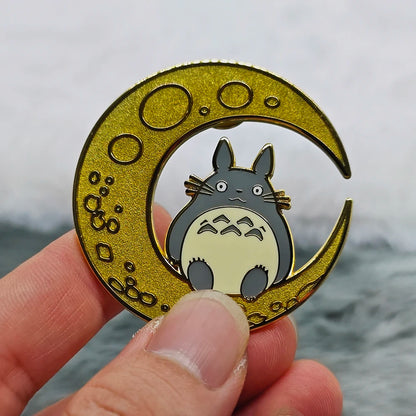 moon totoro brooch