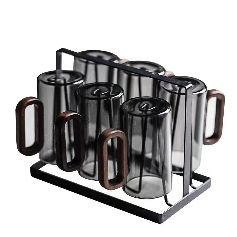 Glass Wood Single-Layer Cup