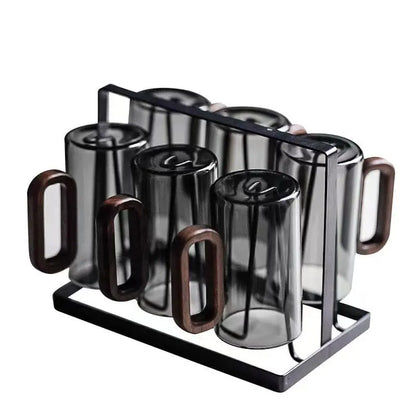 Glass Wood Single-Layer Cup
