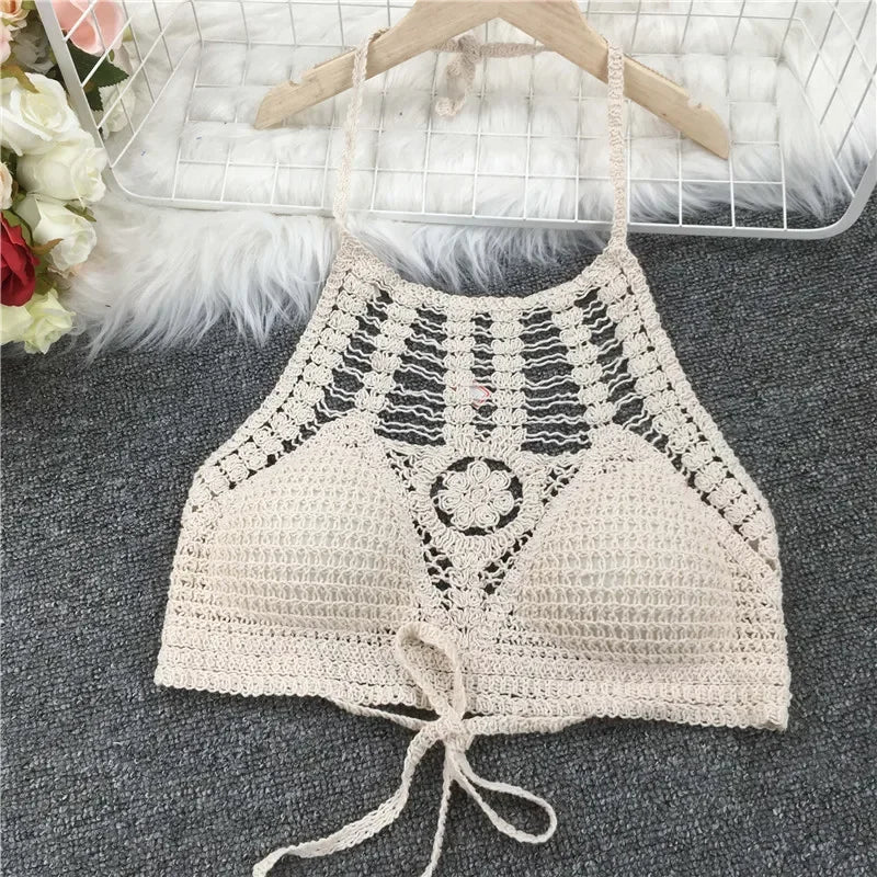 Top de tirantes finos HollowTassel