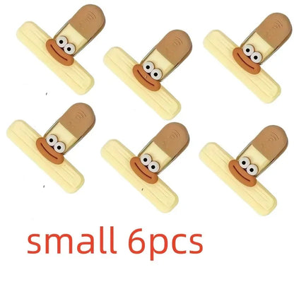 2/5/6 Pcs Creative Snack Sealing Clip