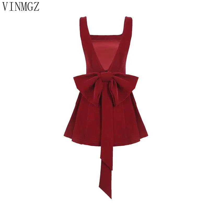 halter bow dress