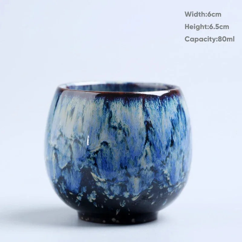 Kiln Change China Ceramic Tea Cup