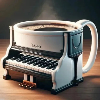 Resin Musical Instrument Coffee Mug