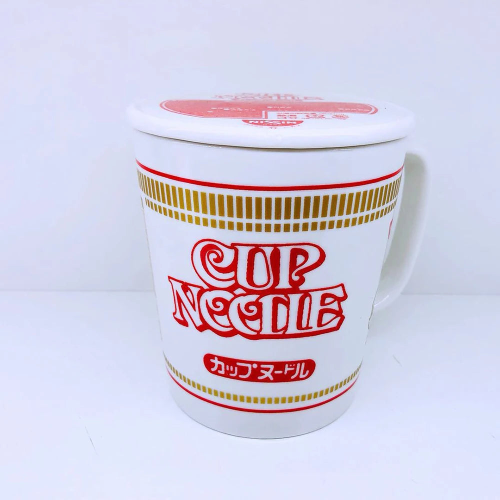 Cup Noodle-shaped Mug with Lid