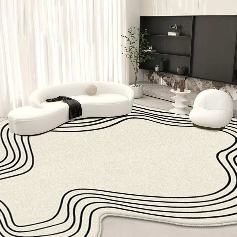 Alfombra de salón de estilo moderno y sencillo