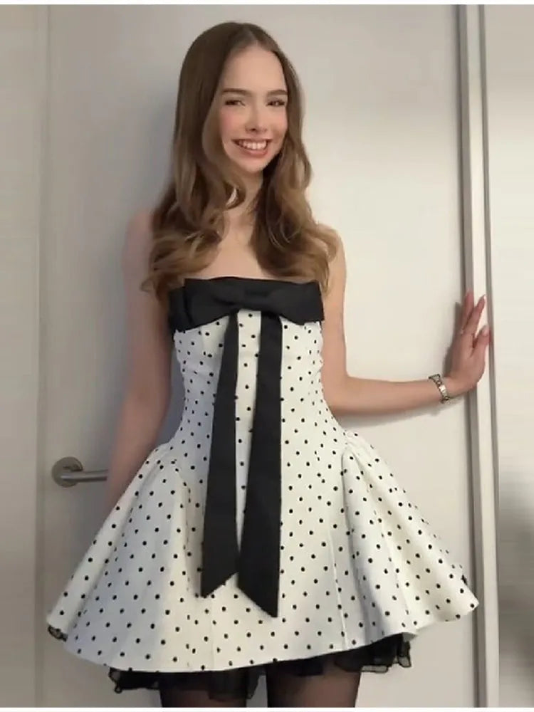 Polka Dot Mini Dress