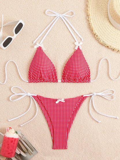 Plaid Bikini