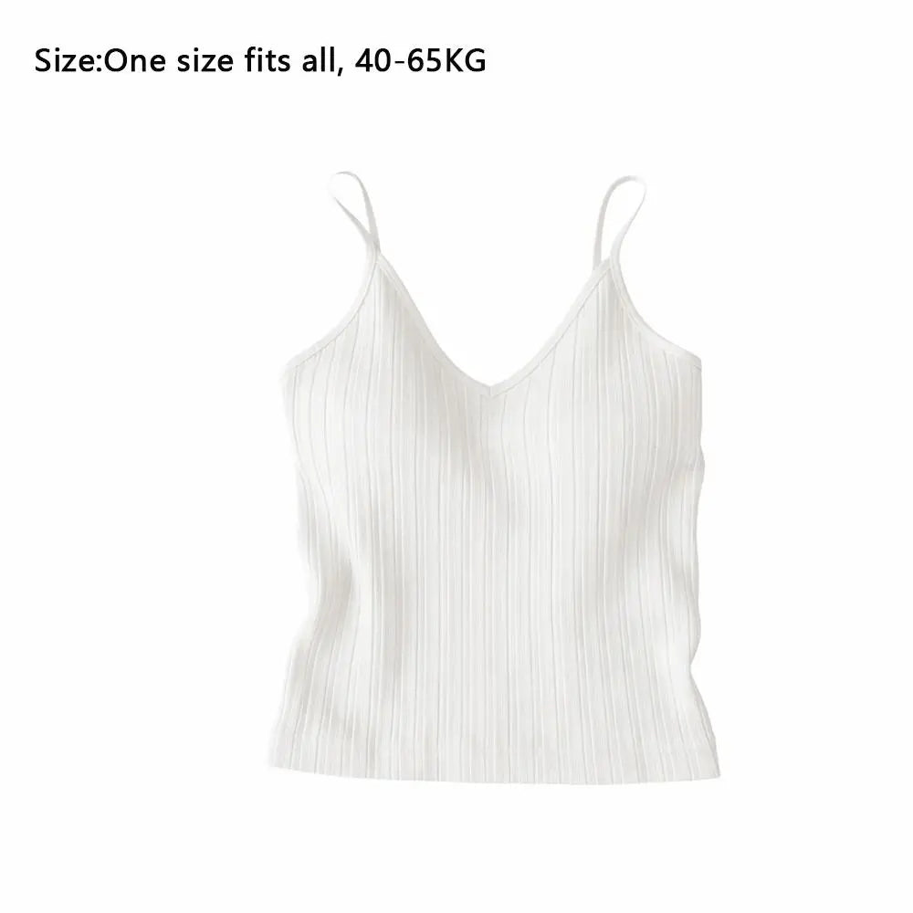 Top camisero con cuello de pico