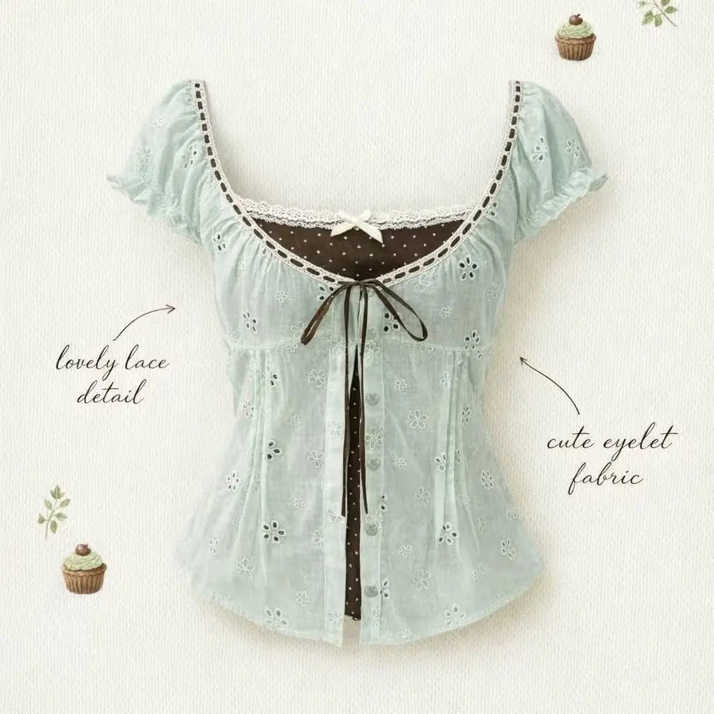Camisa de dos piezas simulada
