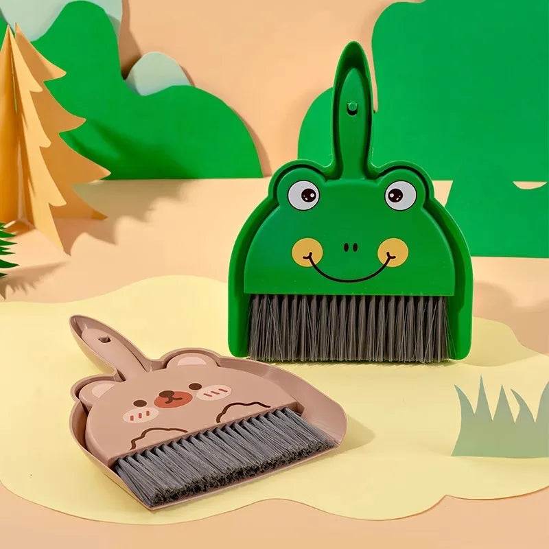 Mini Cartoon Desktop Cleaning Broom