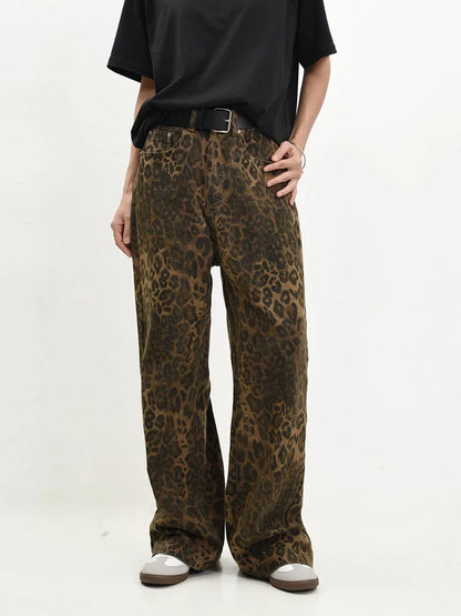 Leopard Print Jeans