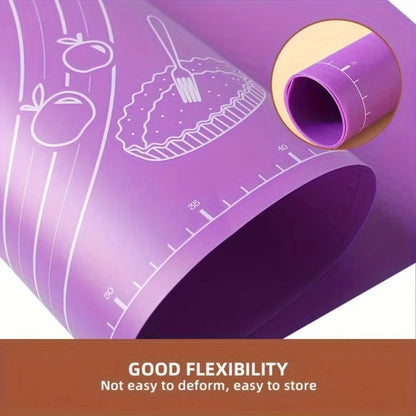 Food grade Plastic Rolling Mat with Measuring Tool