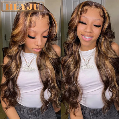 Highlight Brazilian Body Wave Lace Front Wig