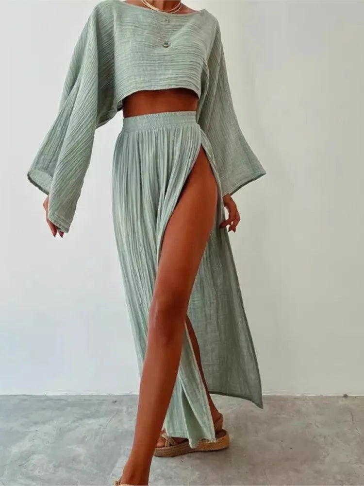 Conjunto de Falda Unicolor