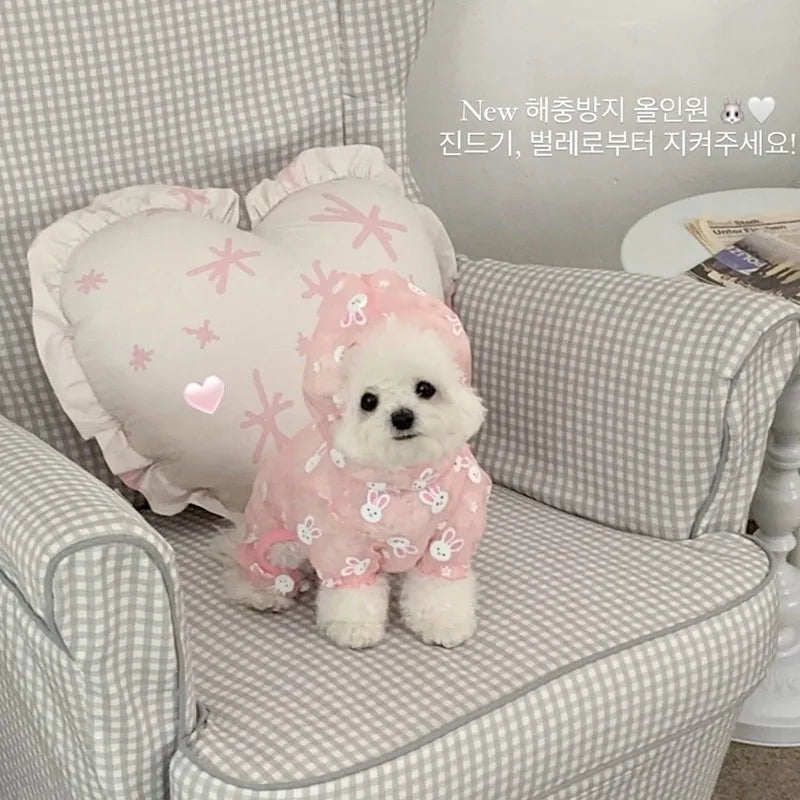 Cartoon Rabbit Pattern Onesie