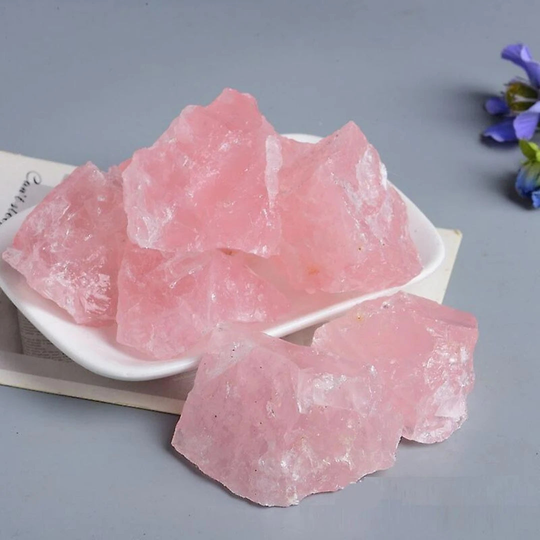 Natural Rose Quartz Raw Stone
