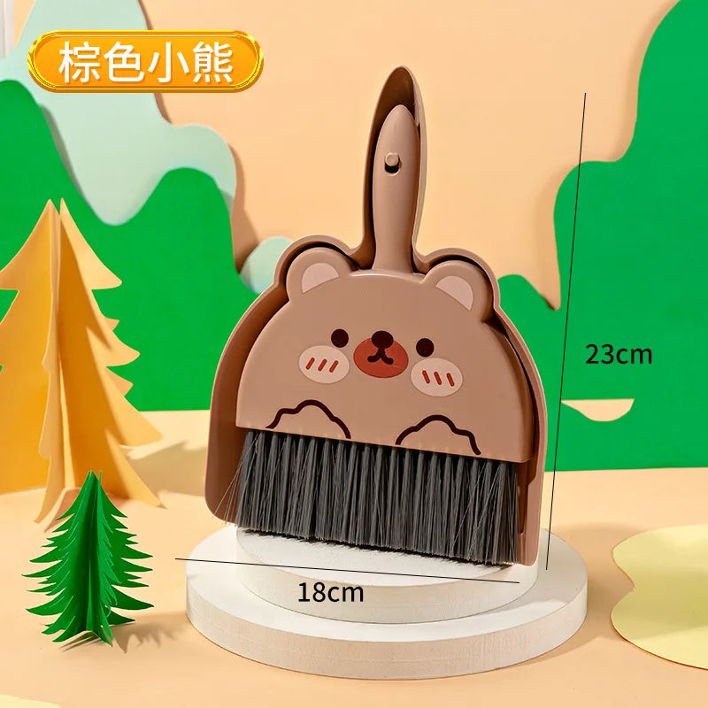 Mini Cartoon Desktop Cleaning Broom