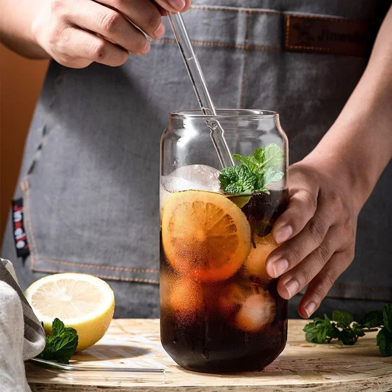 Glass Cup Reusable Straw