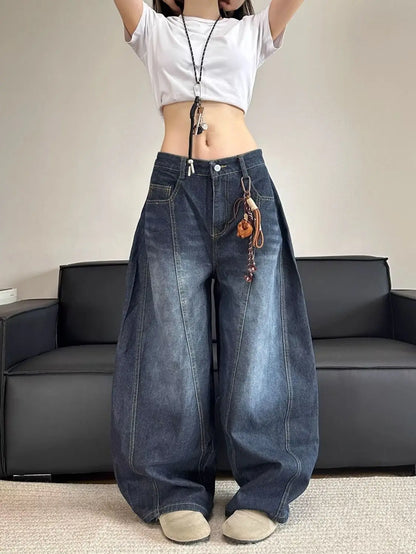Embroidered Patchwork Jeans