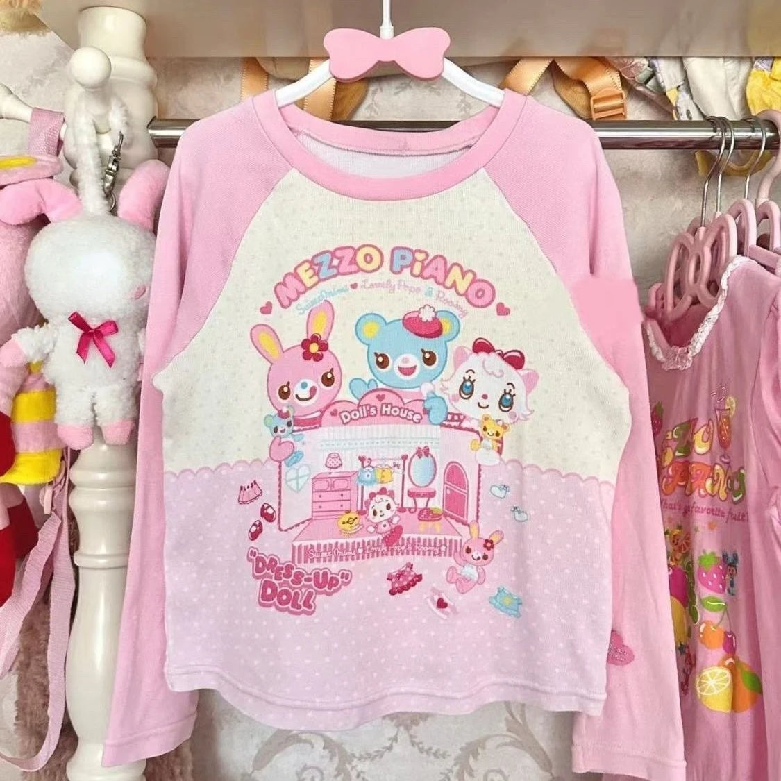 Sweet Kawaii Print Blouse
