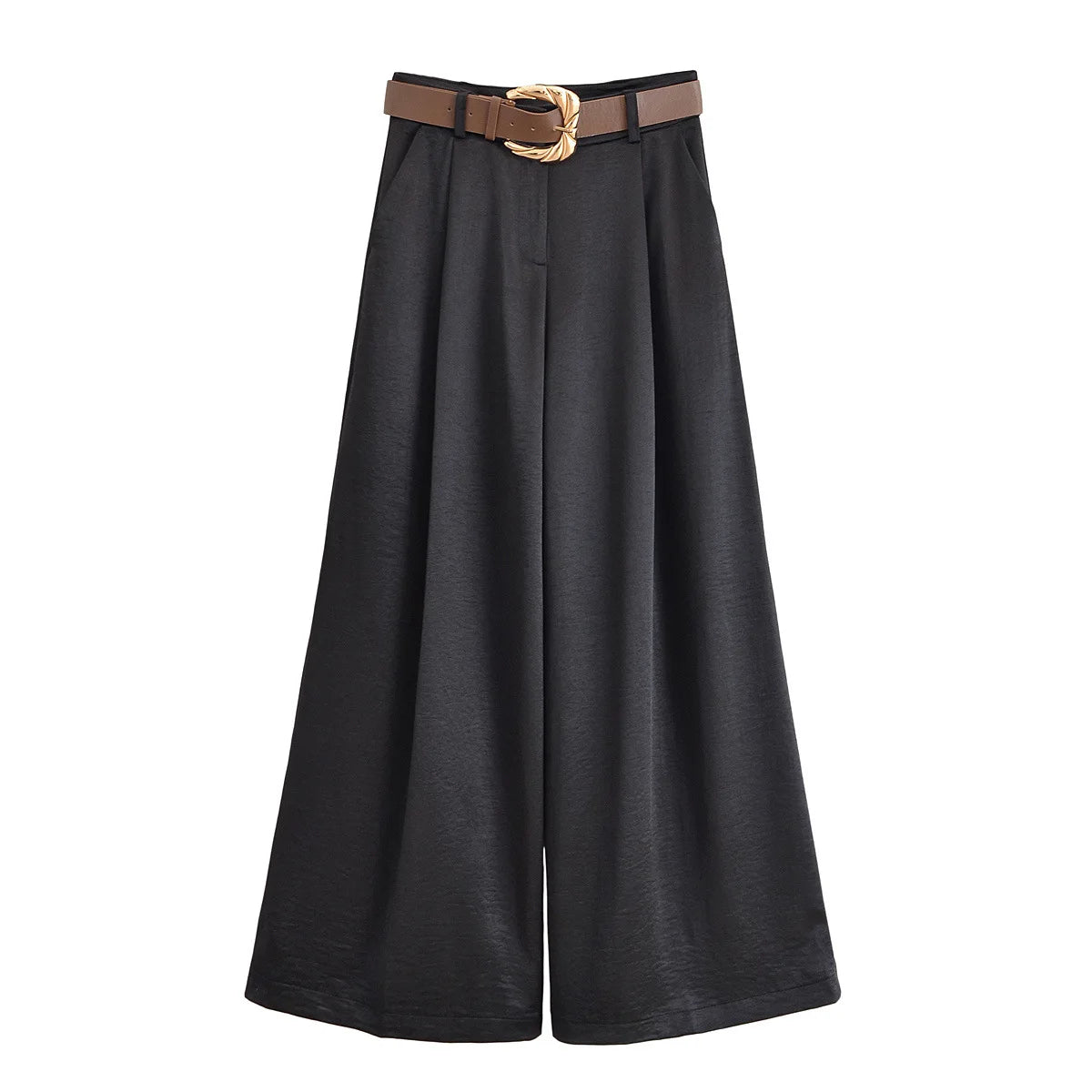 High Waist Wide Leg Pants