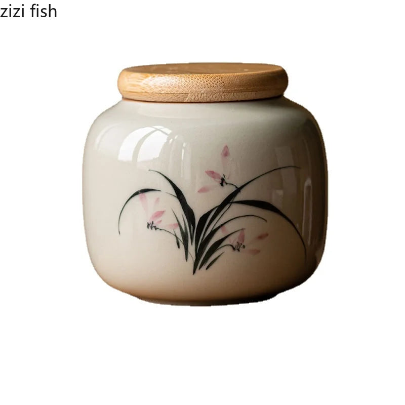 Vintage Ceramic Tea Can