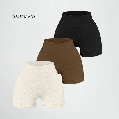 Ribbed Knitted Shorts