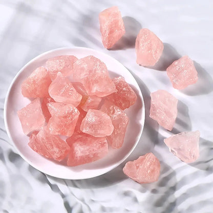 Natural Rose Quartz Raw Stone