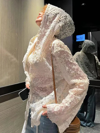 Lace Sun Protective Blouse