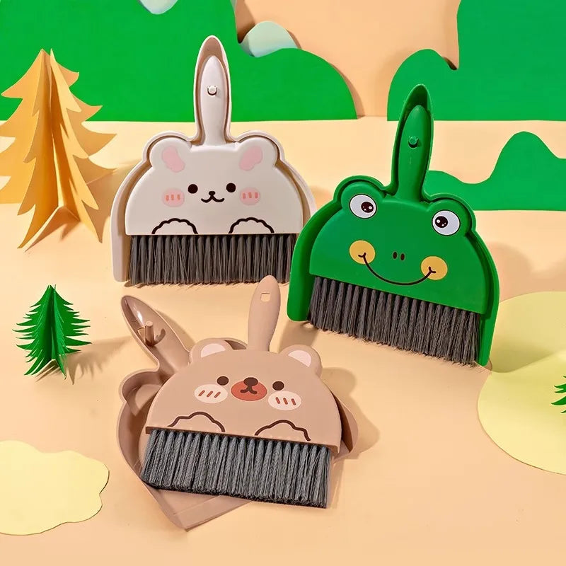 Mini Cartoon Desktop Cleaning Broom