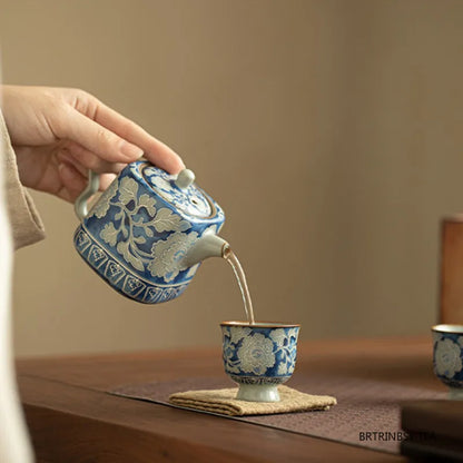 Chinese Vintage Ru Kiln Ceramic Tea Cup
