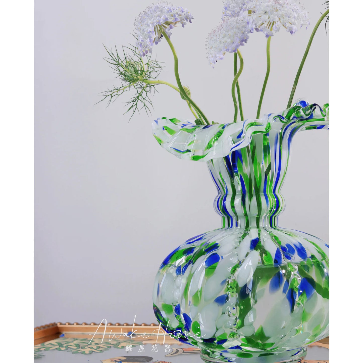 Fresh Water Chestnut Lotus Vase