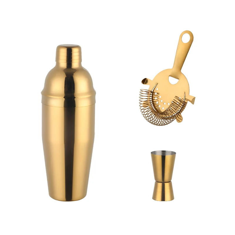 Stainless Steel Rainbow Boston Cocktail Set