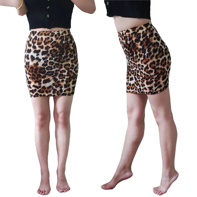 Falda Bodycon Estampado Leopardo
