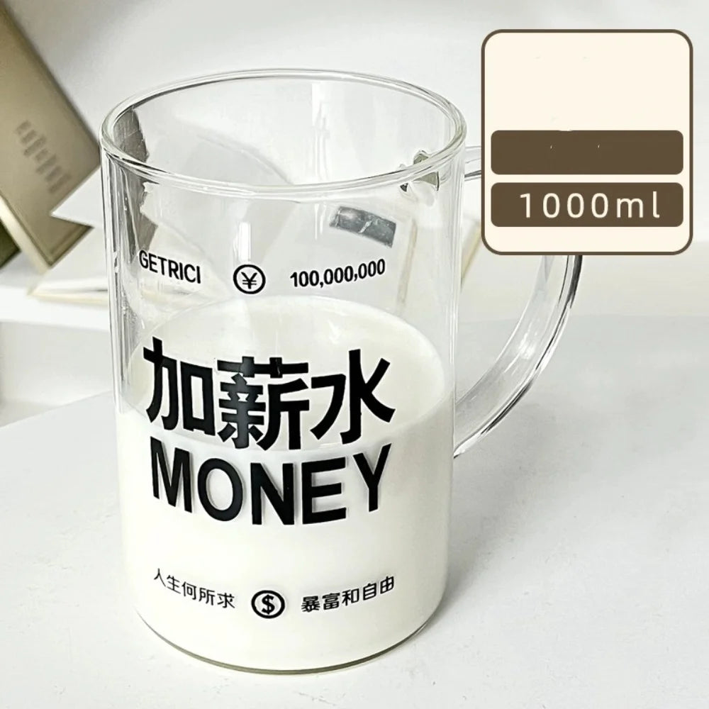 Straw Glass Cup