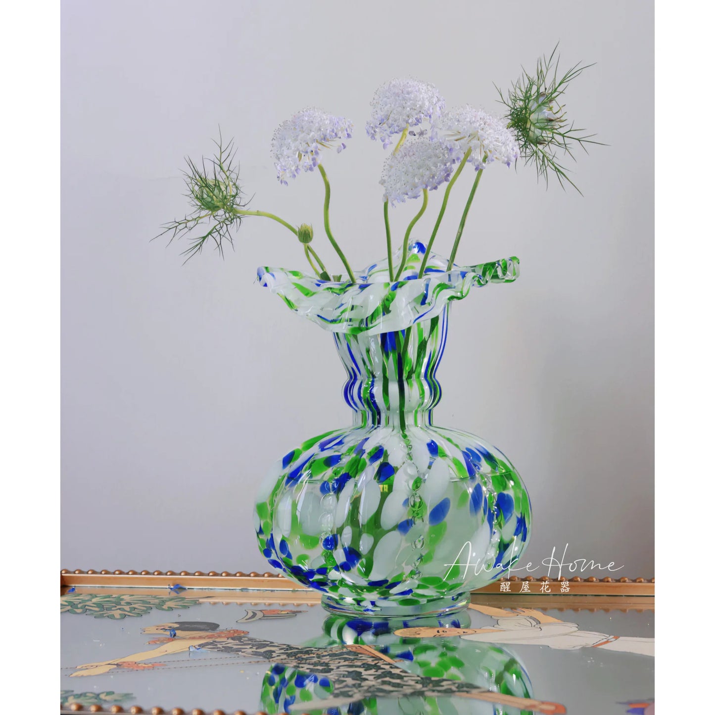 Fresh Water Chestnut Lotus Vase