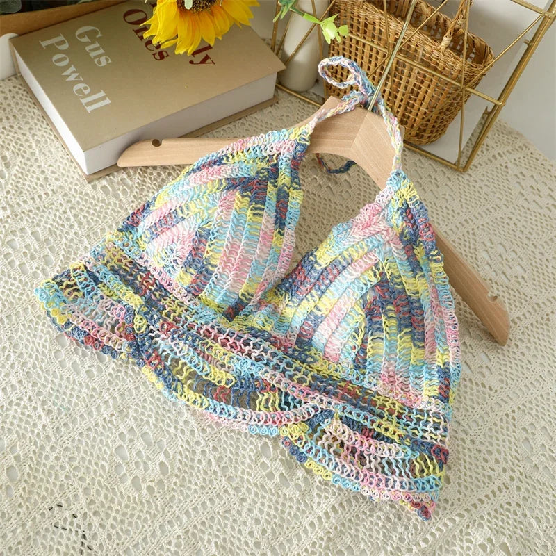 Top de tirantes finos HollowTassel
