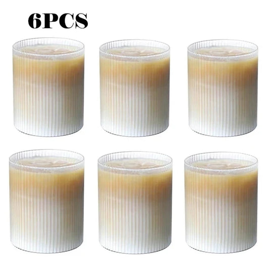 Japanese Striped Glass Cup