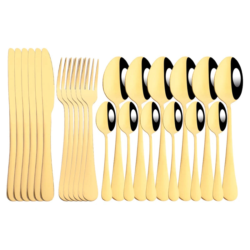 Stainless Steel Tableware Set