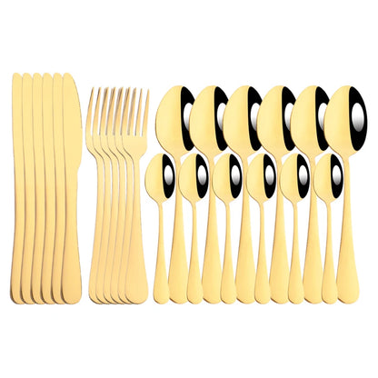 Stainless Steel Tableware Set