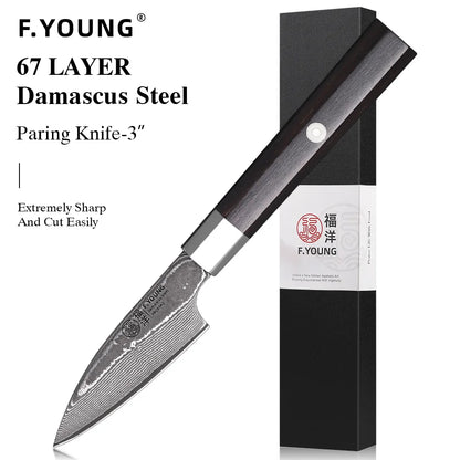Damascus Steel Professional Kitchen Knives