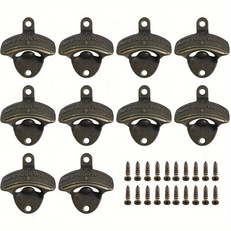 Take Your Top Off Matte Bottle Opener Wall Mounted